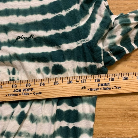 PINK Twist Front Tie Dye T-shirt L - Picture 5 of 7